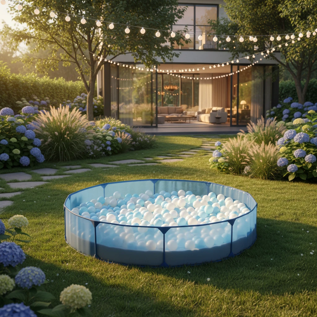 Piscina de bolinhas inflável